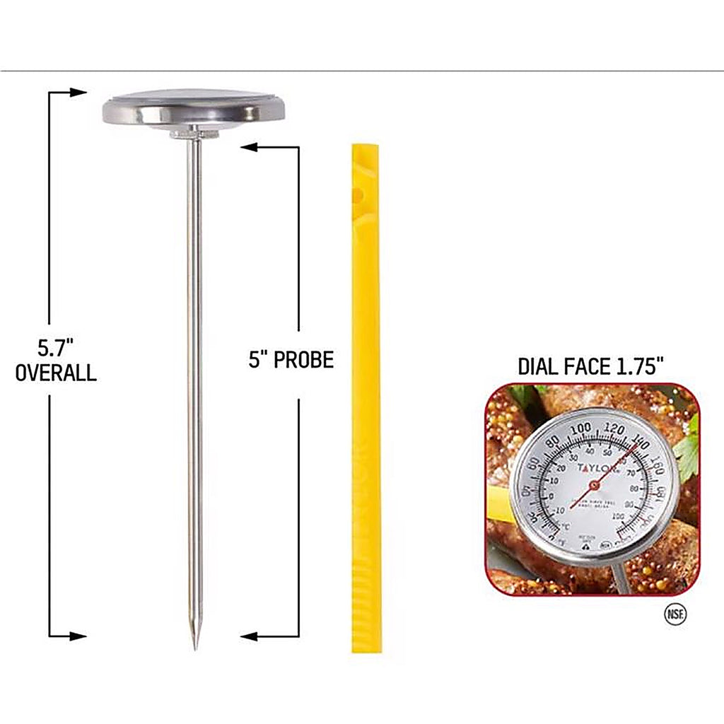 Taylor 8018N Instant Read Analog Cooking Thermometer