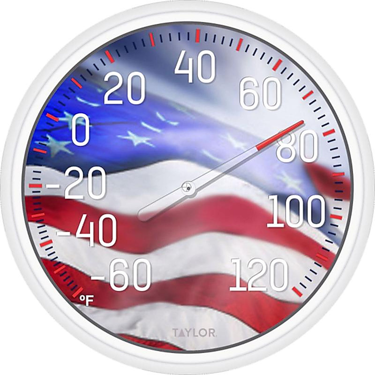 Taylor 6729 Decorative Dial Thermometer Plastic Multicolored