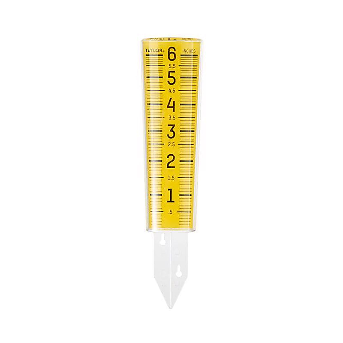 Taylor 2702N Rain Gauge Ground 6 in. W x 12.5 in. L