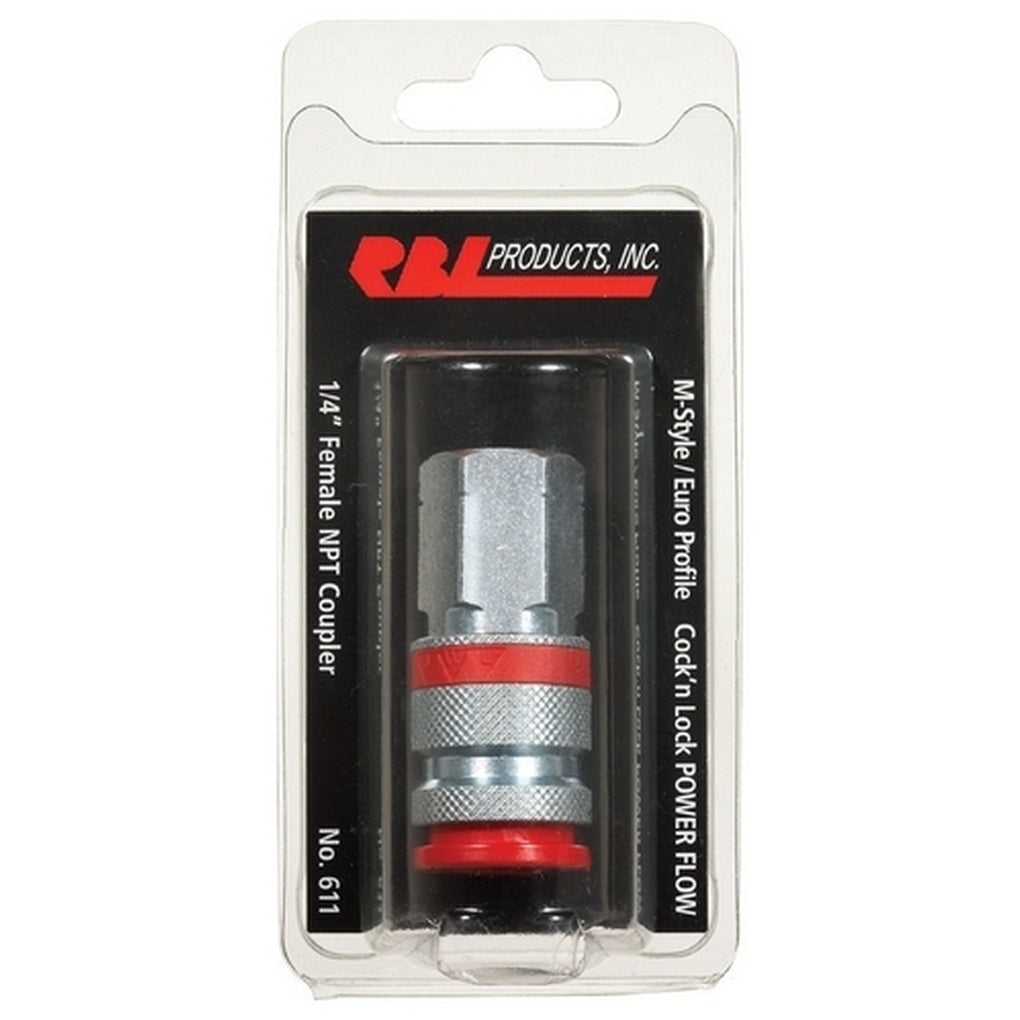 RBL Products 611 1/4" Female NPT Coupler