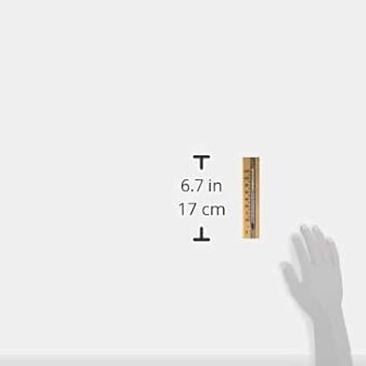 Taylor 5141 Tube Thermometer Wood Brown