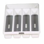 Madesmart 29105 1.9 in. H x 11.4 in. W x 12.9 in. D Plastic Silverware Tray