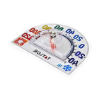 Taylor 5323 Window Cling Dial Thermometer Plastic Clear