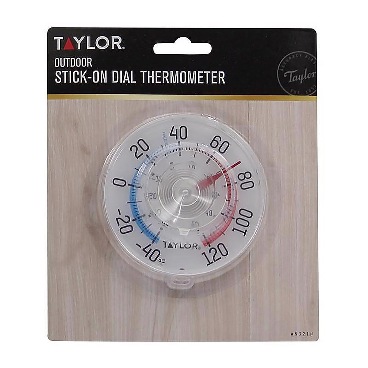 Taylor 5321N Dial Thermometer Plastic