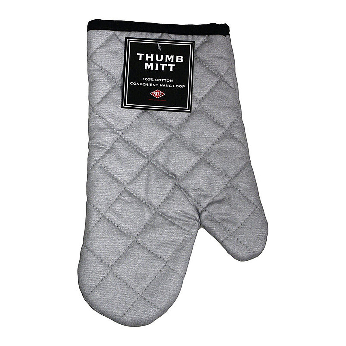 Ritz 57599 Silver Cotton Oven Mitt