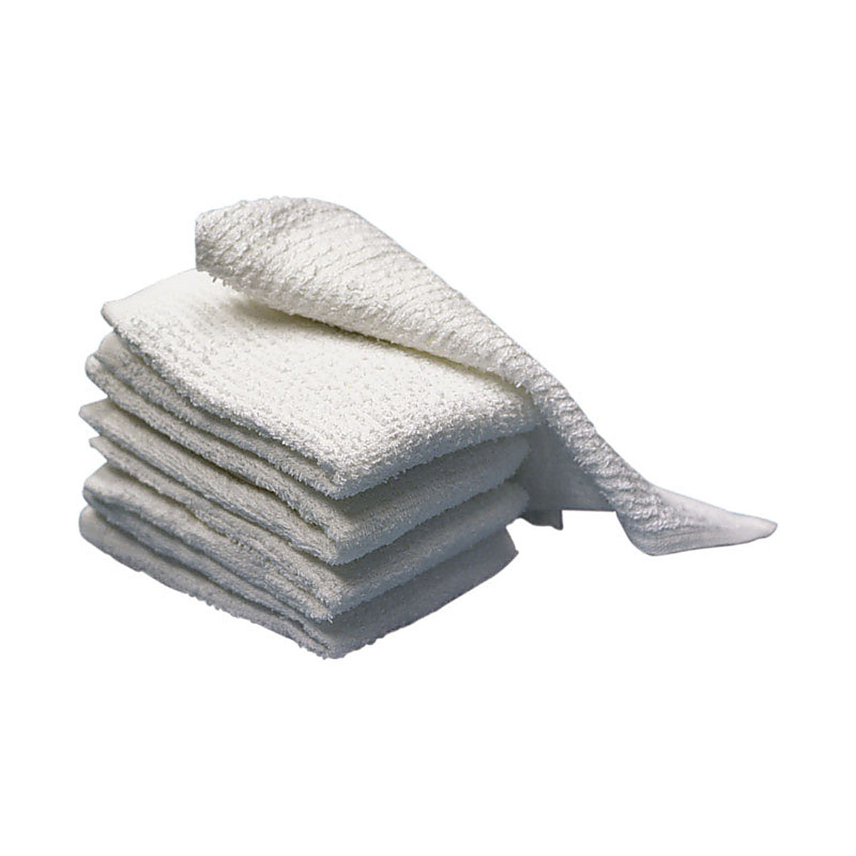 Ritz 10019 White Cotton Bar Mop Dish Cloth 5/Pack