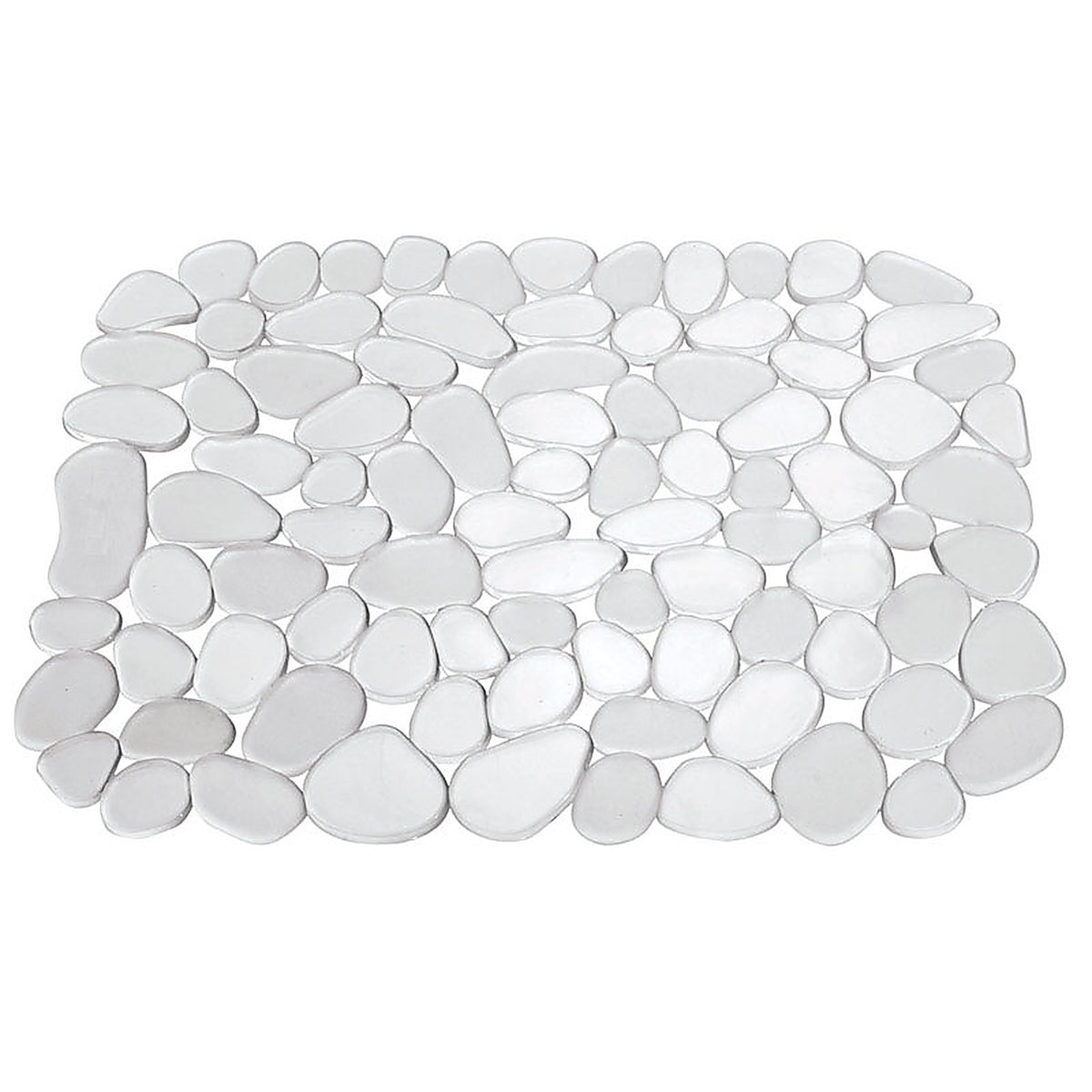 InterDesign 60060 12.3 in. L x 10.8 in. W Clear Plastic Sink Mat