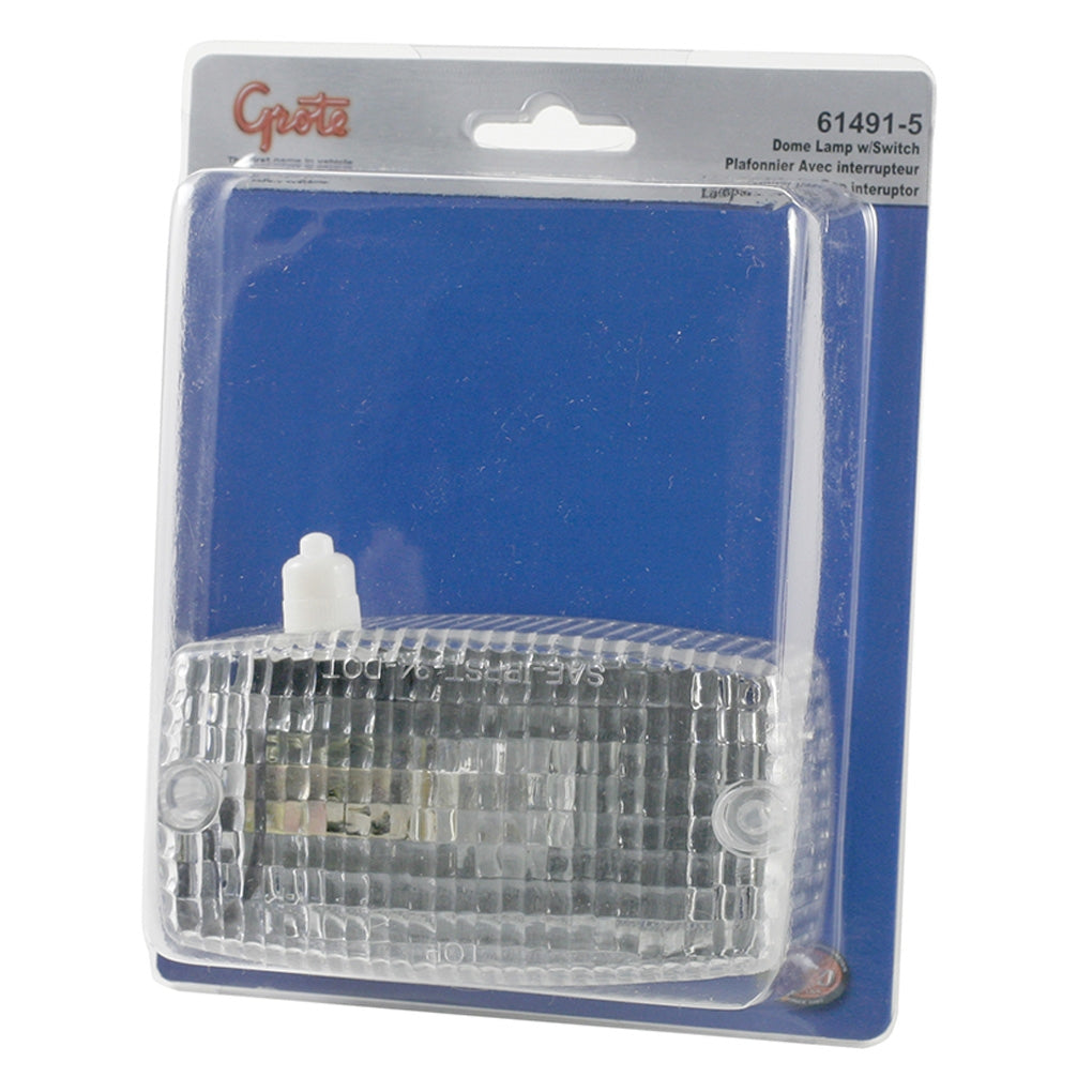 Grote 61491-5 Torsion Mount II 4" Round Male Pin Dome Lamp