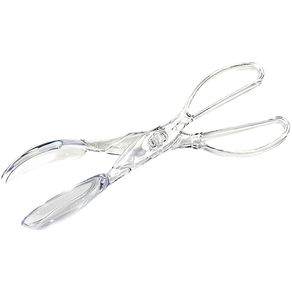 Chef Craft 20353 3-1/2 in. W x 11-1/4 in. L Clear Plastic Tongs