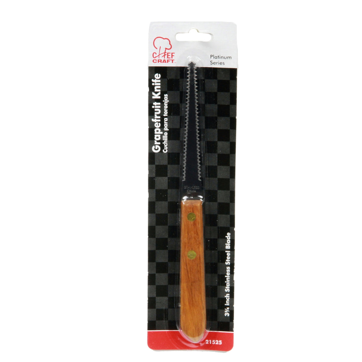 Chef Craft 21525 3.5 in. L Stainless Steel Grapefruit Knife 1/pc.