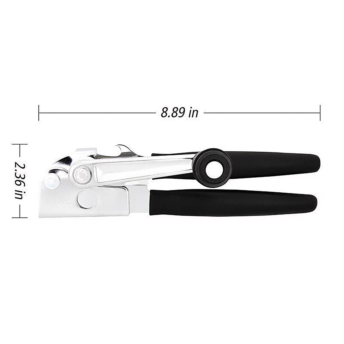 Swing-A-Way 6090 Black Stainless Steel Manual Can Opener