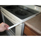 Stovetop Extender SE23BLK Plastic Black Counter Connector 23 in. L