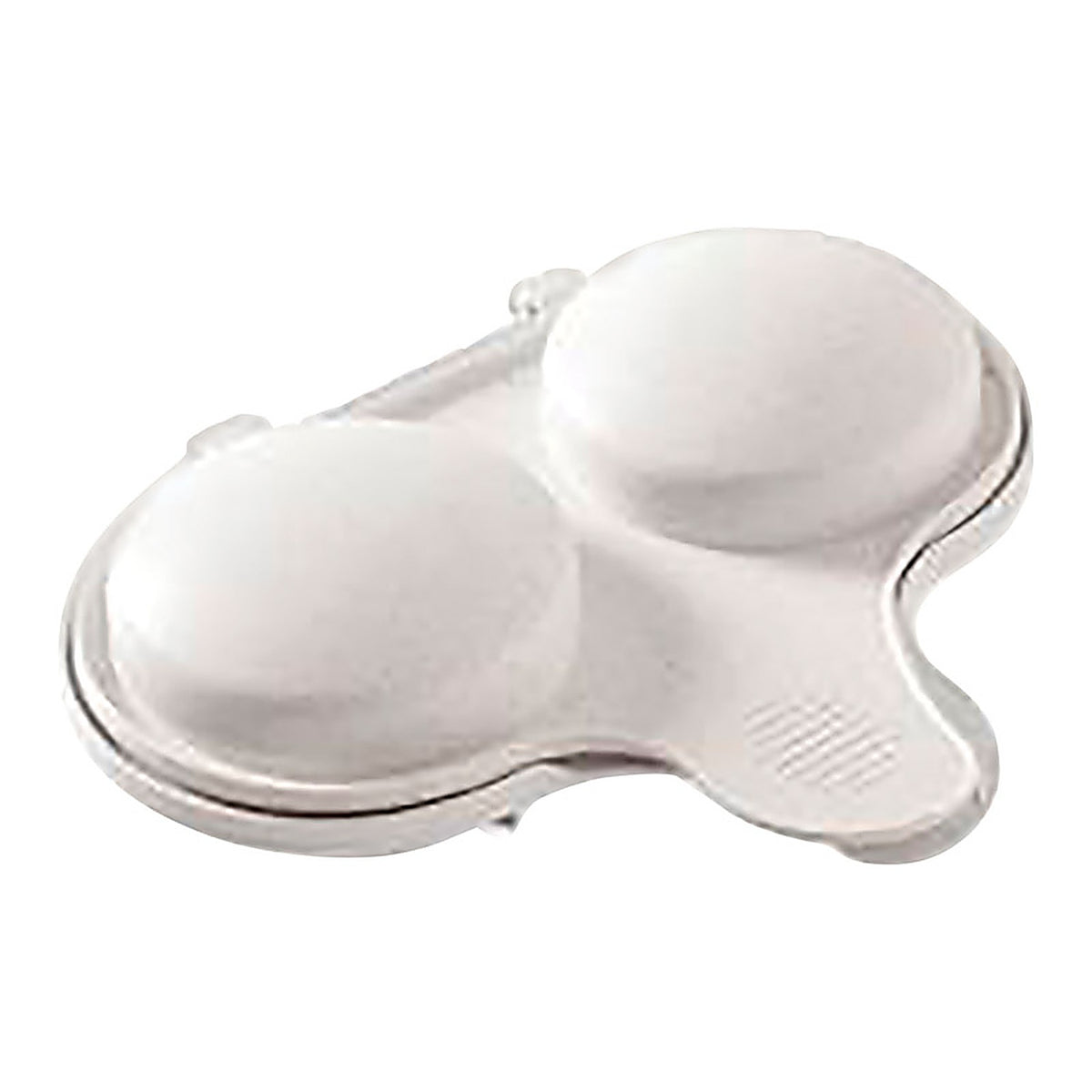 Nordic Ware 64702 7-1/4 in. W x 6-3/8 in. L White Plastic Egg Poacher