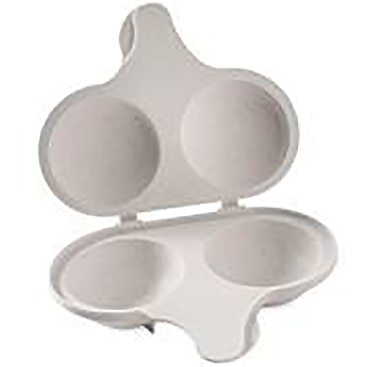Nordic Ware 64702 7-1/4 in. W x 6-3/8 in. L White Plastic Egg Poacher