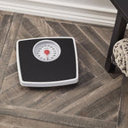 Taylor 483250732 330 lb. Analog Bathroom Scale Black