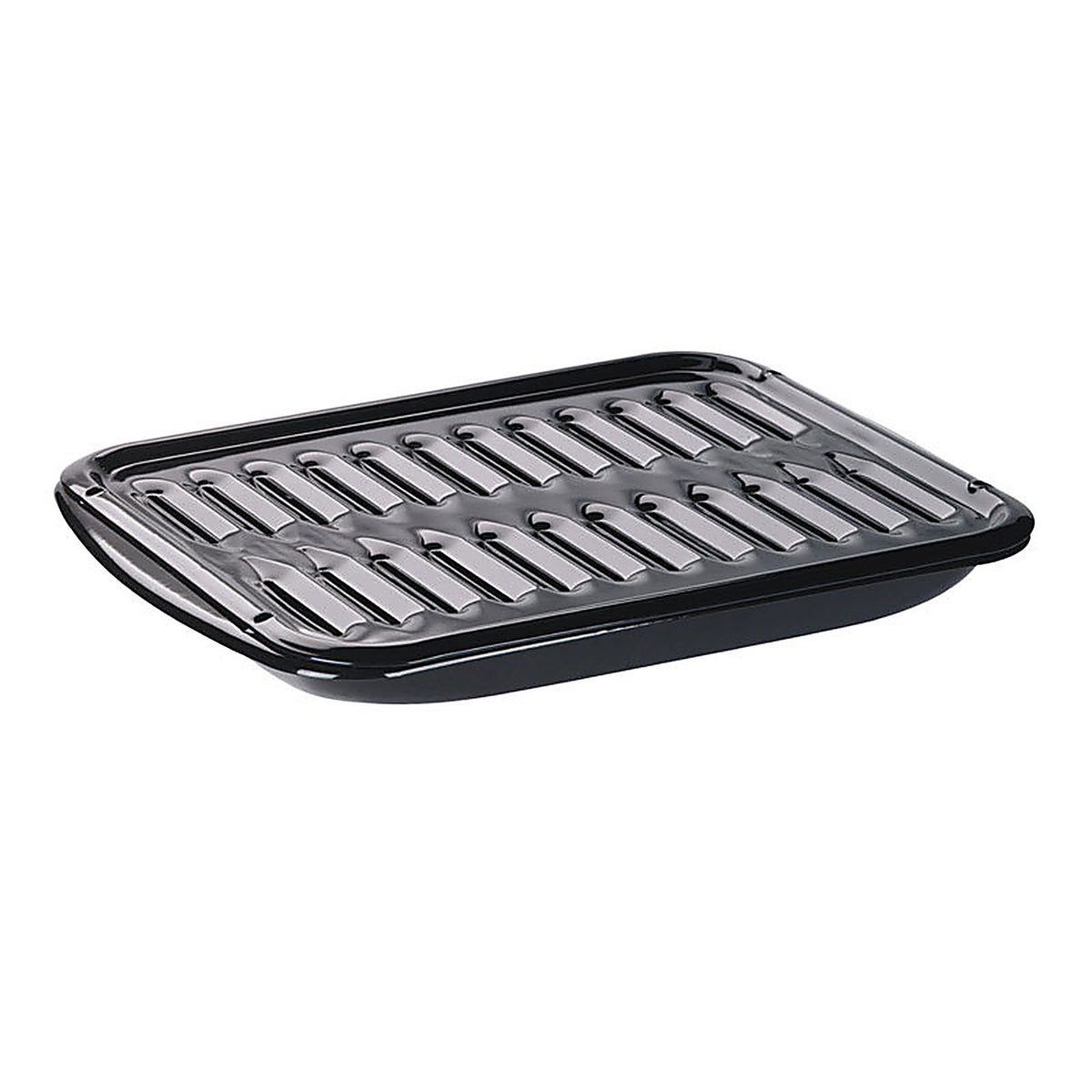 Range Kleen BP102X Porcelain Broiler Pan and Grill 13 in. W x 16.875 in. L