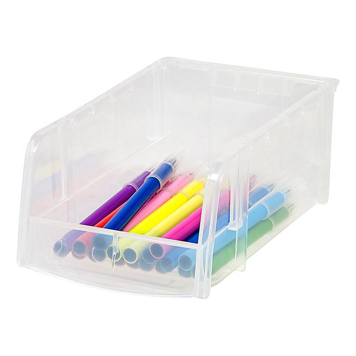 IRIS 200510 3 in. H x 4.5 in. W x 7.5 in. D Stackable Storage Bin