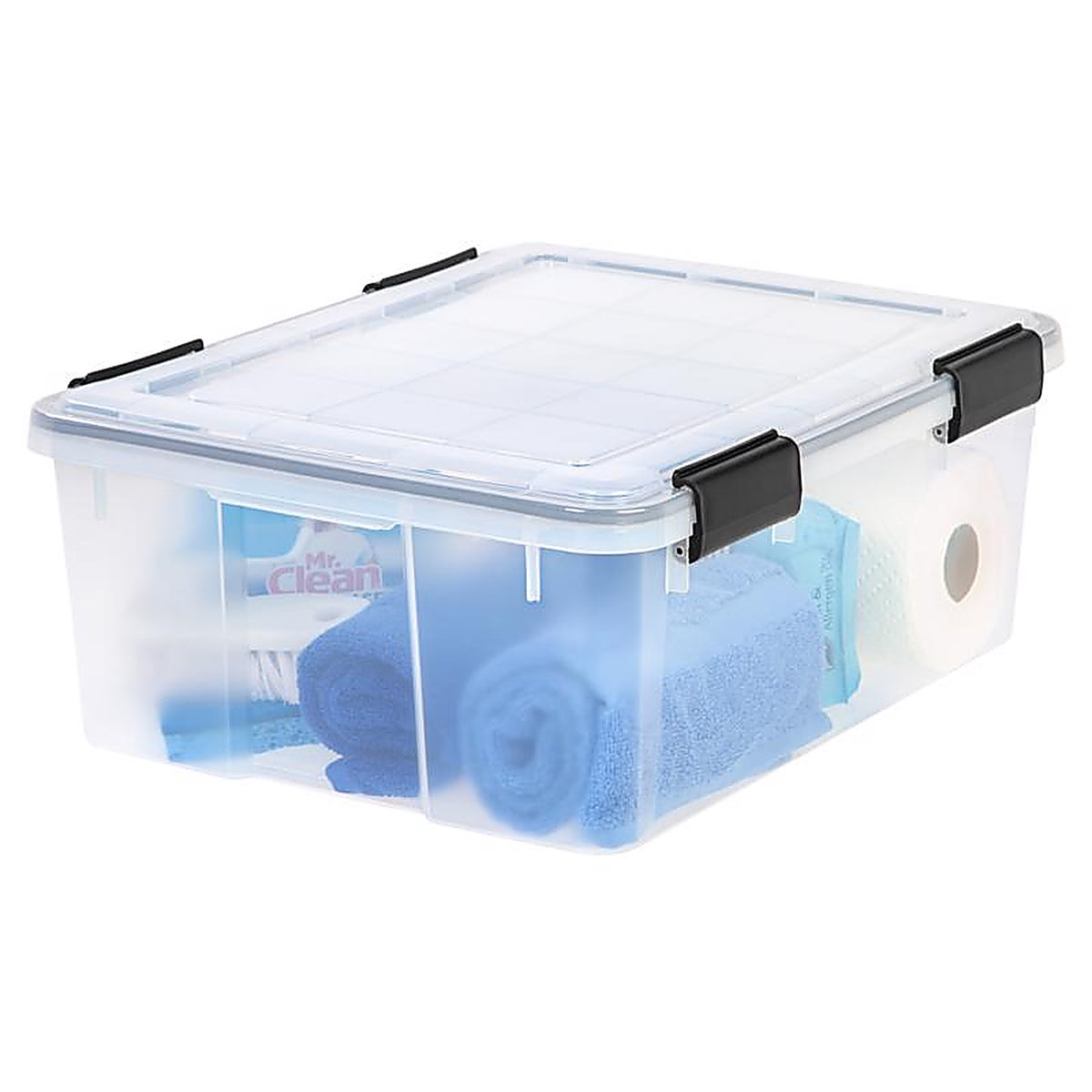 IRIS 110400 Weathertight 7.7 in. H x 15.7 in. W x 19.7 in. D Stackable Storage Box