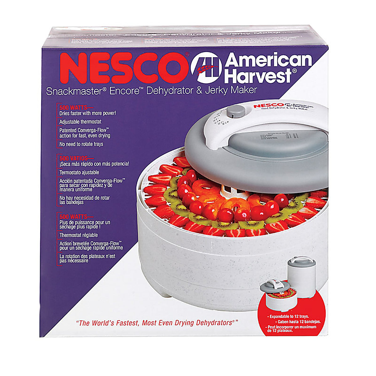 Nesco FD-61 White White 6.1 Snackmaster Encore Food Dehydrator