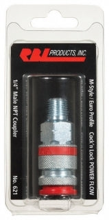 RBL Products 621 1/4" Male Thread Coupler