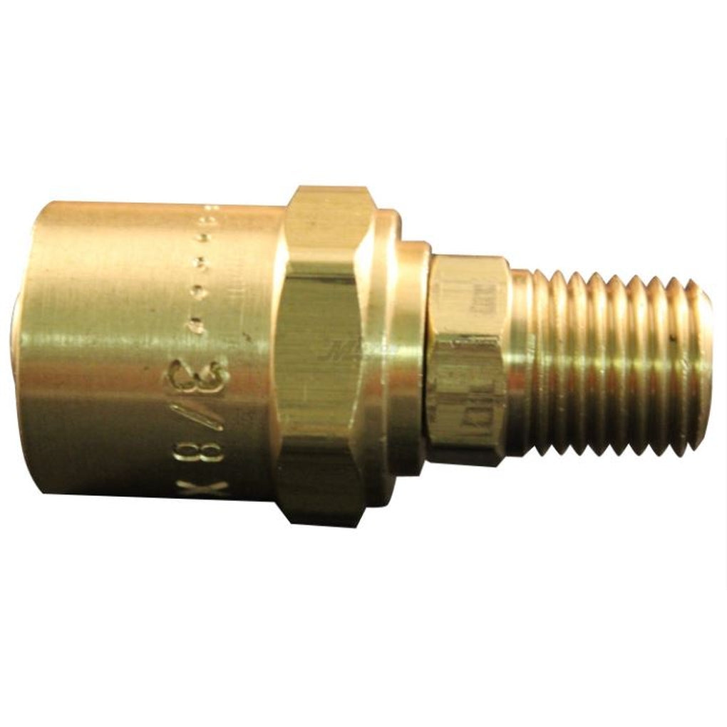 Milton 621-11 Reusable End, 1/4" MNPT, Fits 3/8" x 11/16"