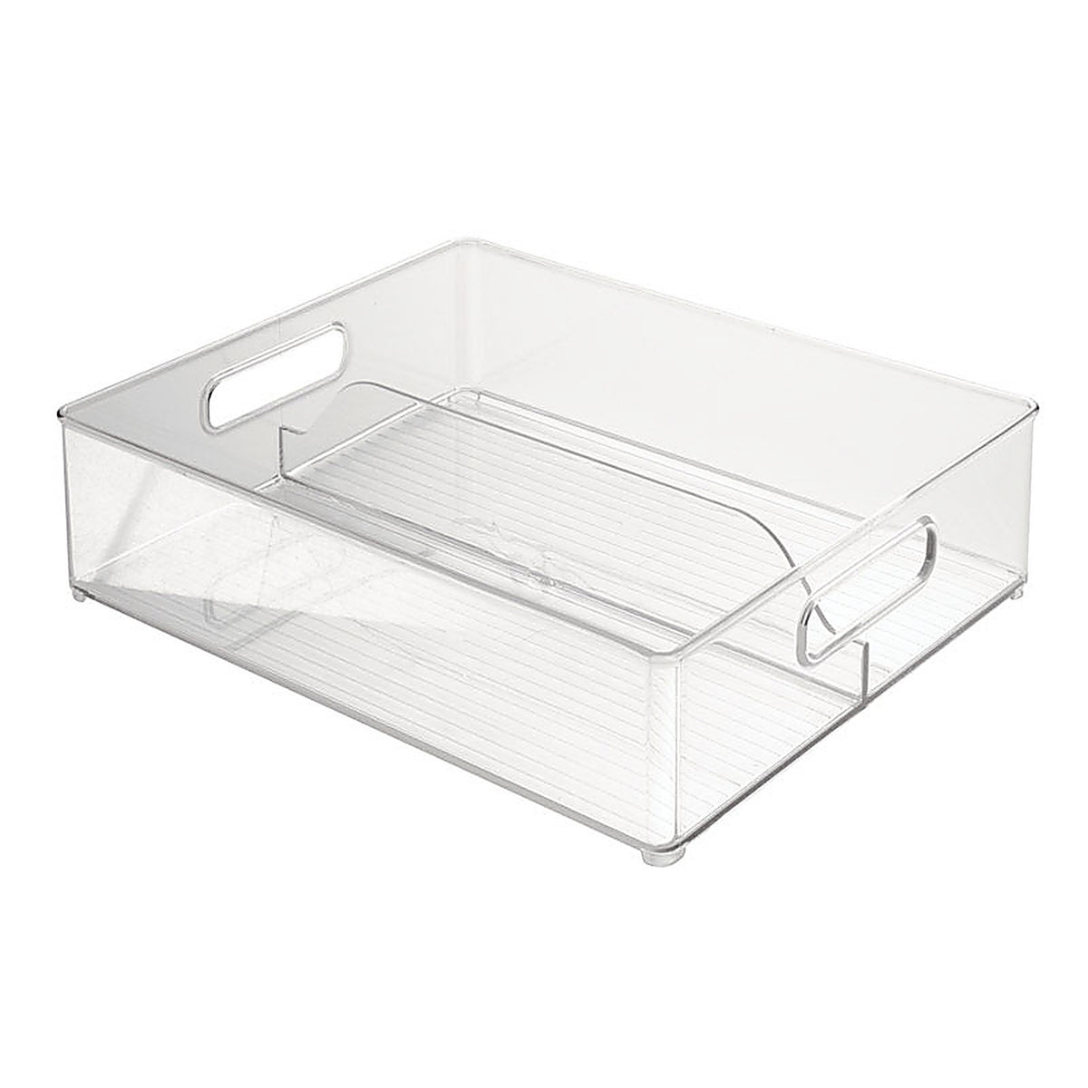 InterDesign 70630 4 in. H x 12 in. W x 14.5 in. D Stackable Storage Bin