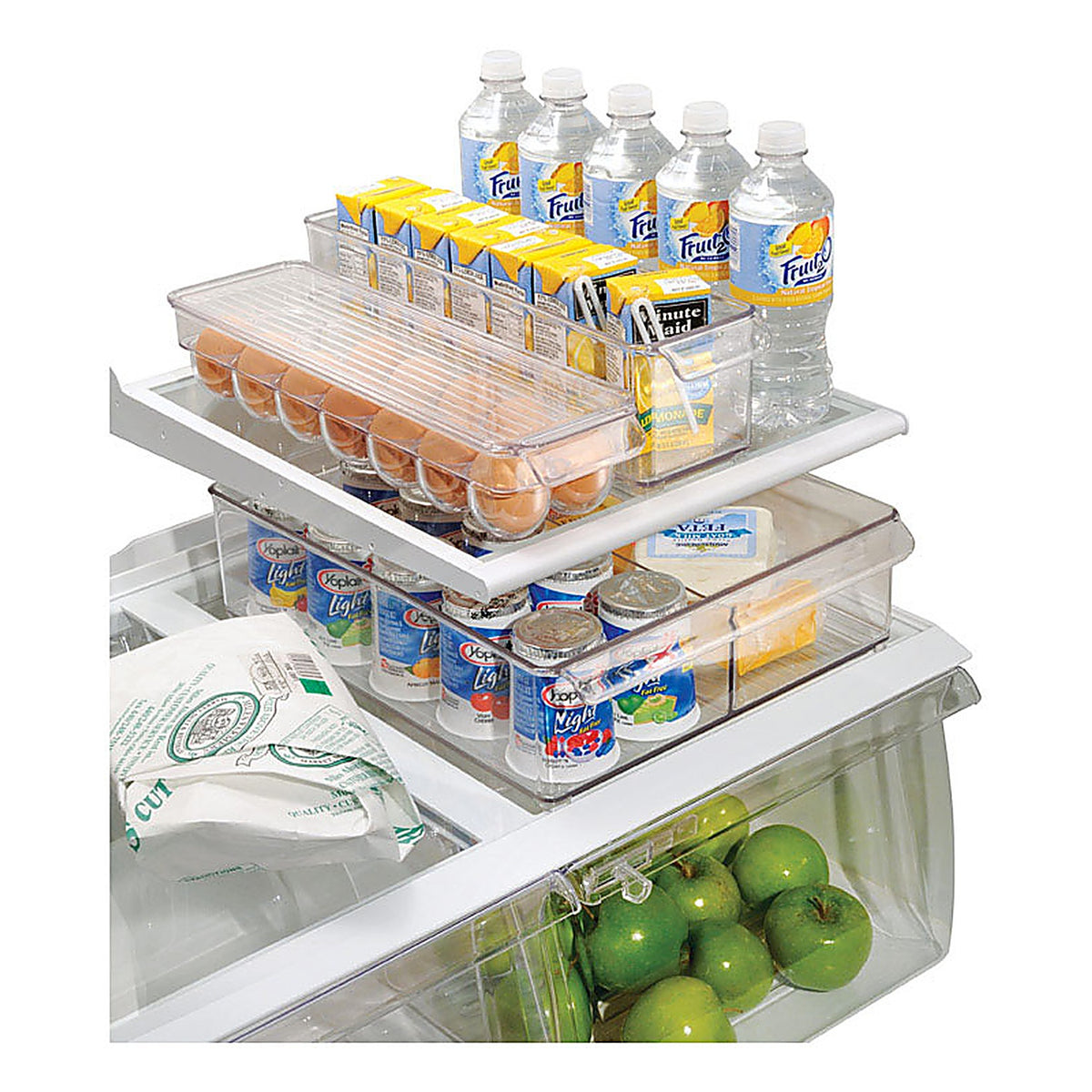 InterDesign 70730 3 in. H x 14.5 in. D Plastic Egg Holder