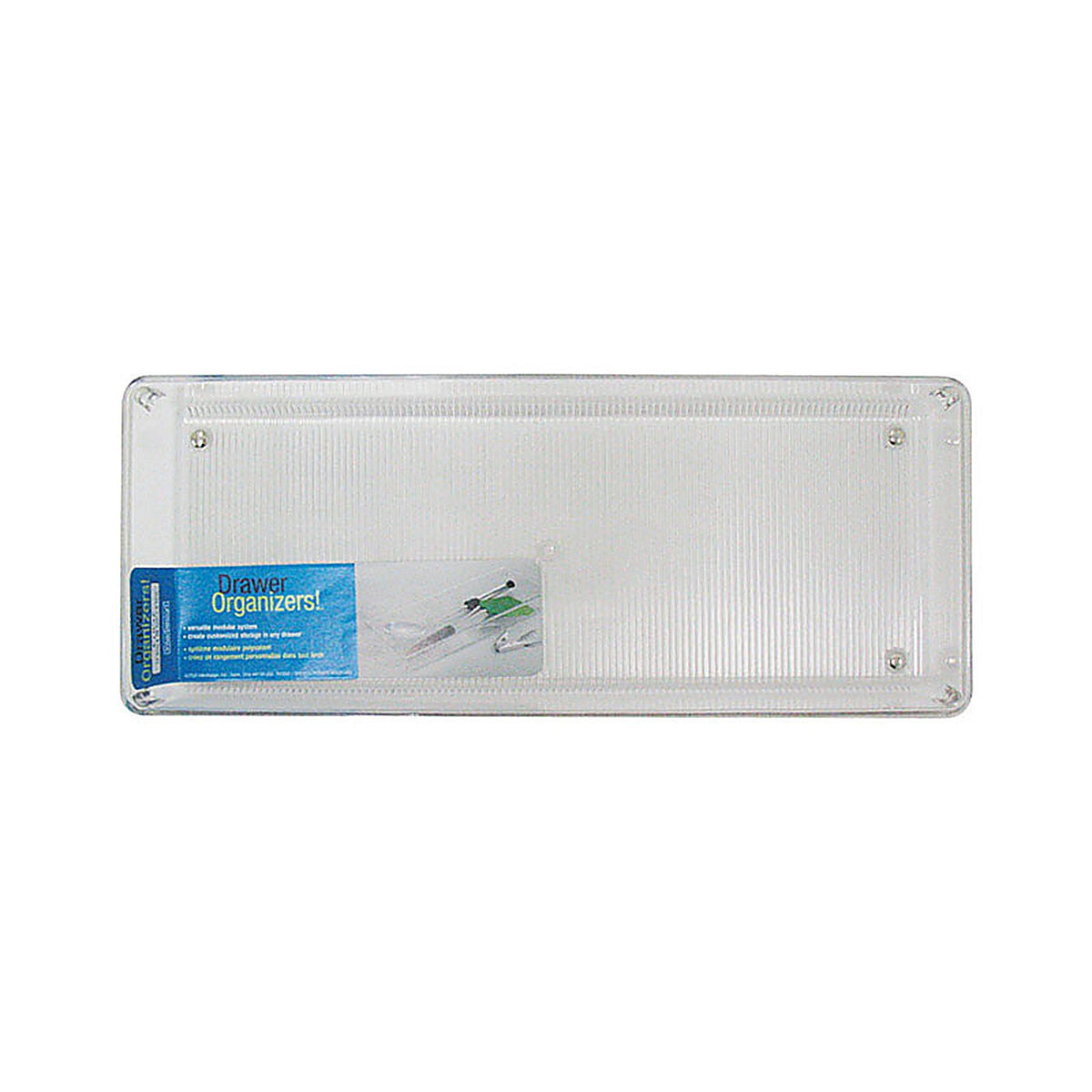 InterDesign 52660 Linus 2 in. H x 6 in. W x 15 in. D Plastic Drawer Organizer