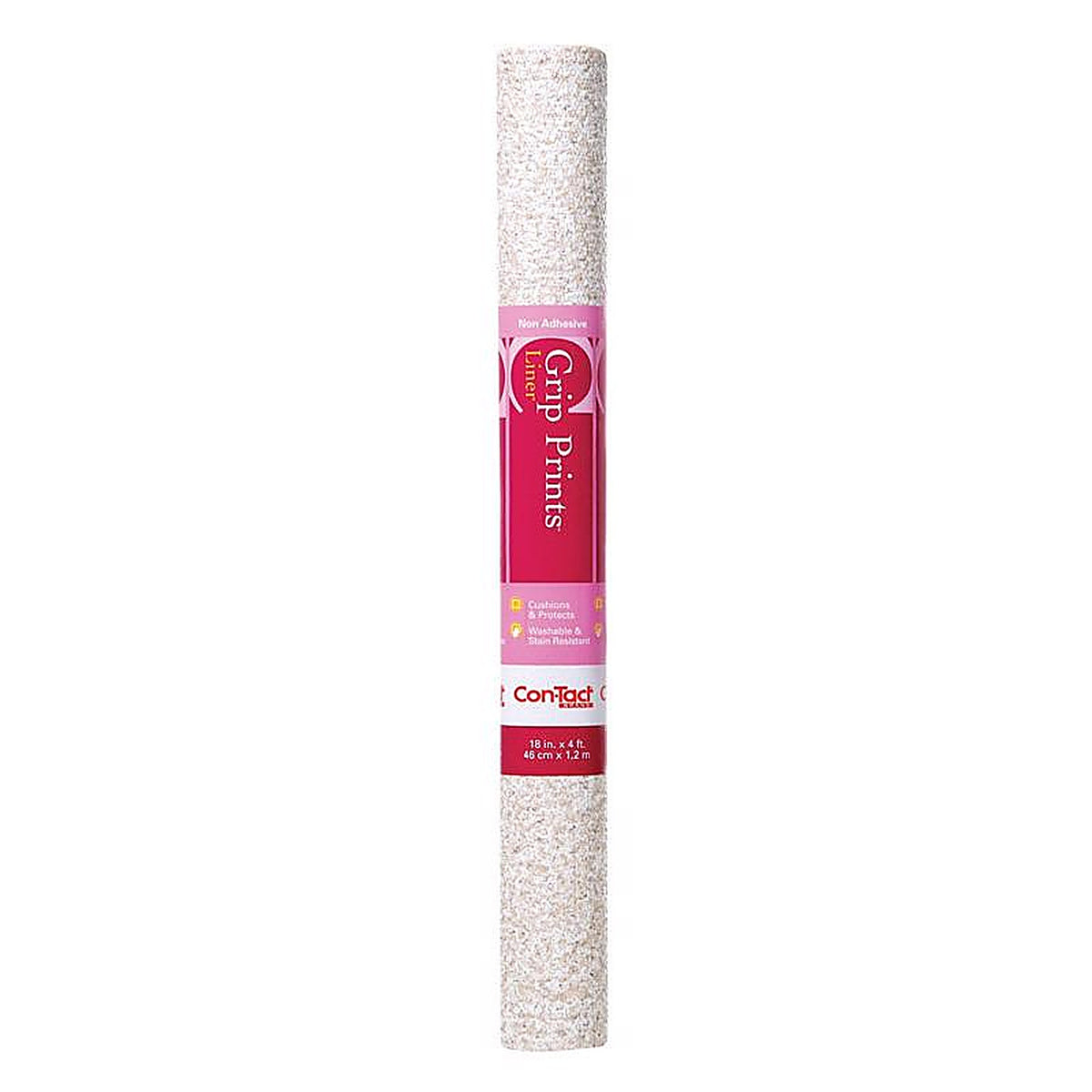 Con-Tact 04F-C7H46-06 Grip Prints 4 ft. L x 18 in. W Beige Granite Non-Adhesive Shelf Liner