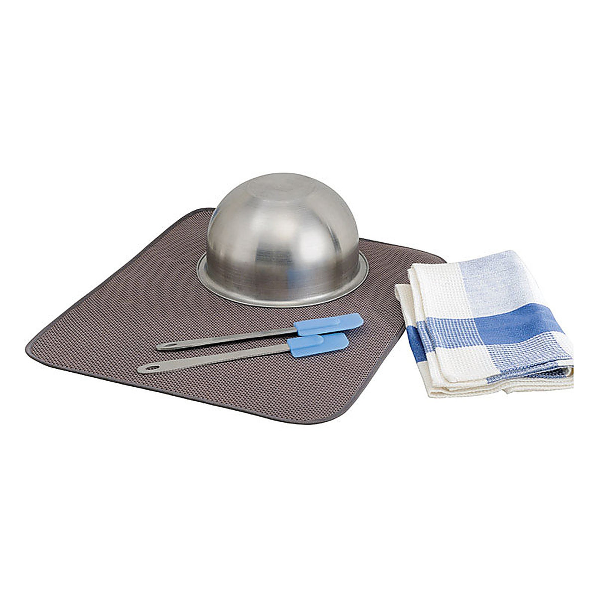 InterDesign 41243 IDry 18 in. L x 16 in. W x 0.5 in. H Microfiber Drying Mat