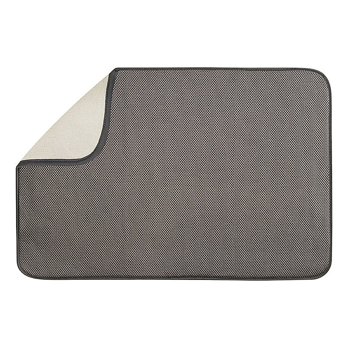 InterDesign 41143 18 in. W x 24 in. L Mocha Microfiber Drying Mat