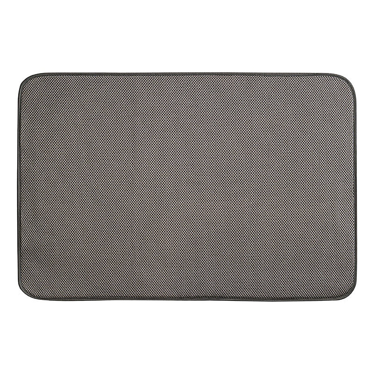 InterDesign 41143 18 in. W x 24 in. L Mocha Microfiber Drying Mat