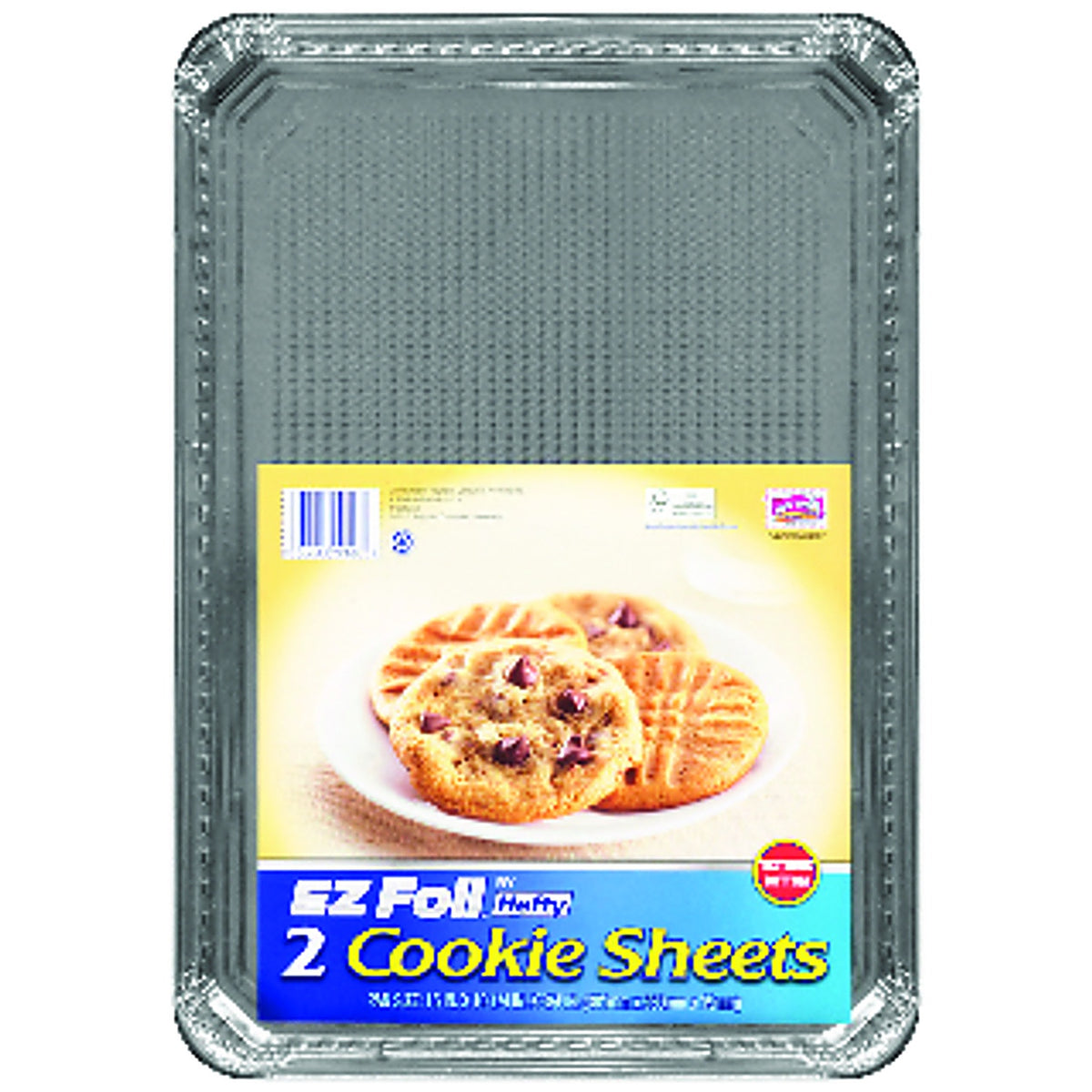 E-Z Foil 00Z90827 Foil 10-1/4 in. W x 15 in. L Cookie Sheet Silver 2/pc.