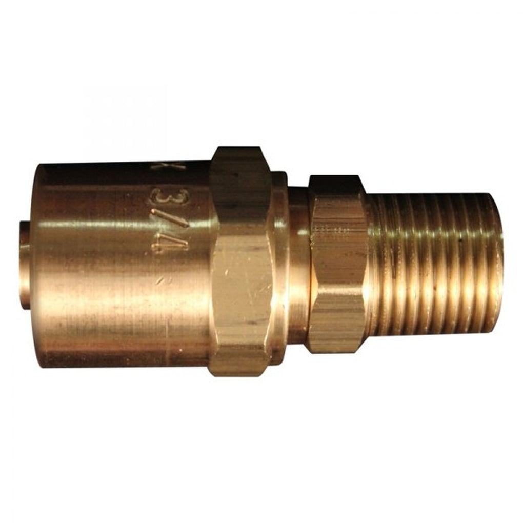 Milton 622 Reusable End, 3/8" MNPT, Fits 3/8" x 3/4"