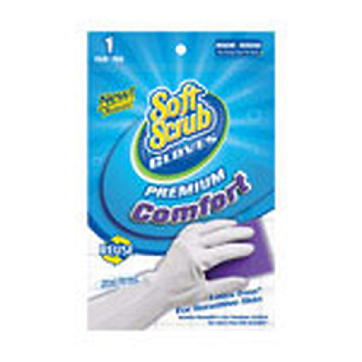 Soft Scrub 12612-26 Soft Scrub Vinyl Cleaning Gloves M White 1 pair