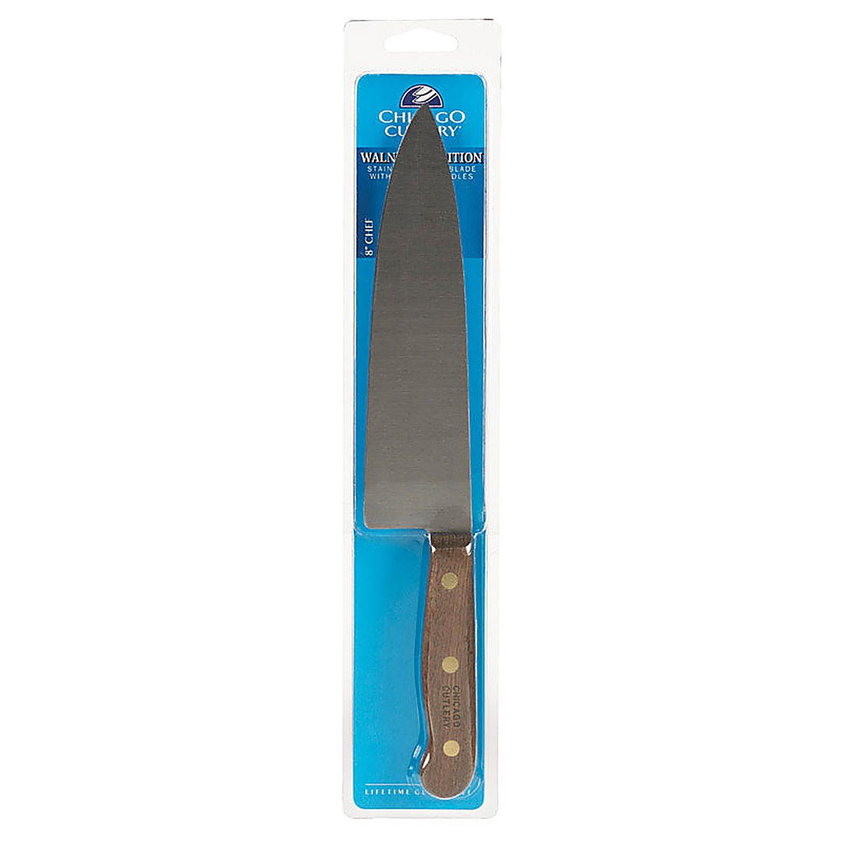 Chicago Cutlery 42SP Walnut Tradition Stainless Steel Chef's Knife 1/pc.