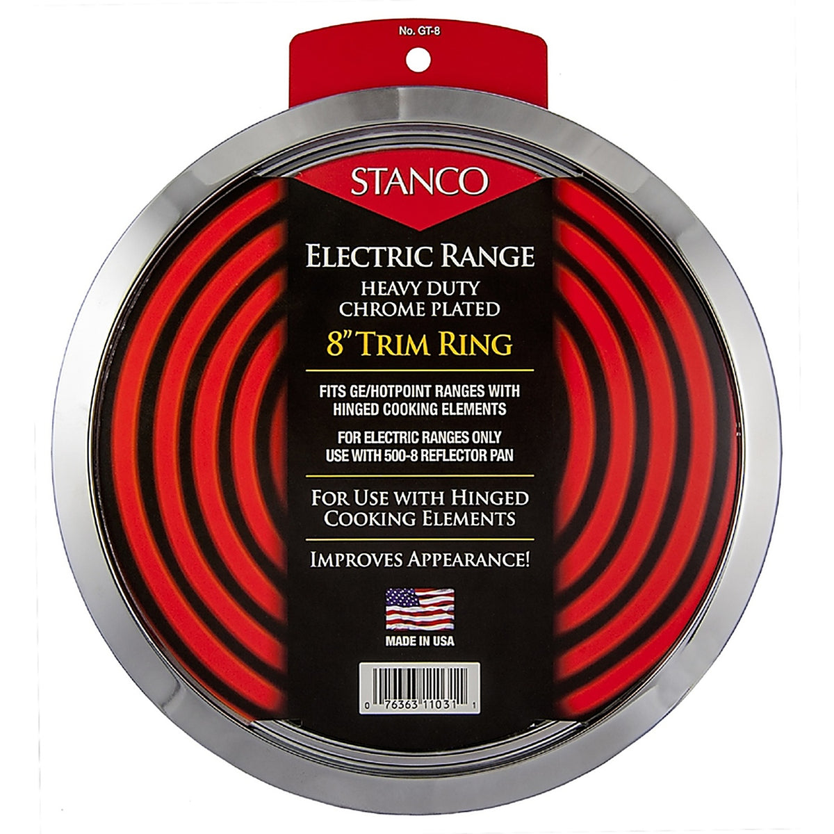 Stanco GT-8 Steel Trim Ring 8 in. W