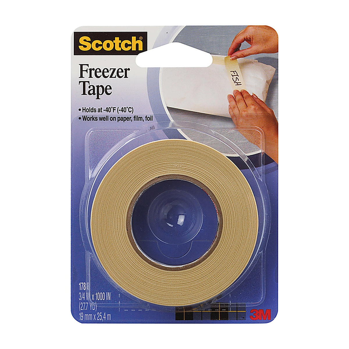 3M 178 Scotch Scotch Tan Freezer Tape 1/Pack