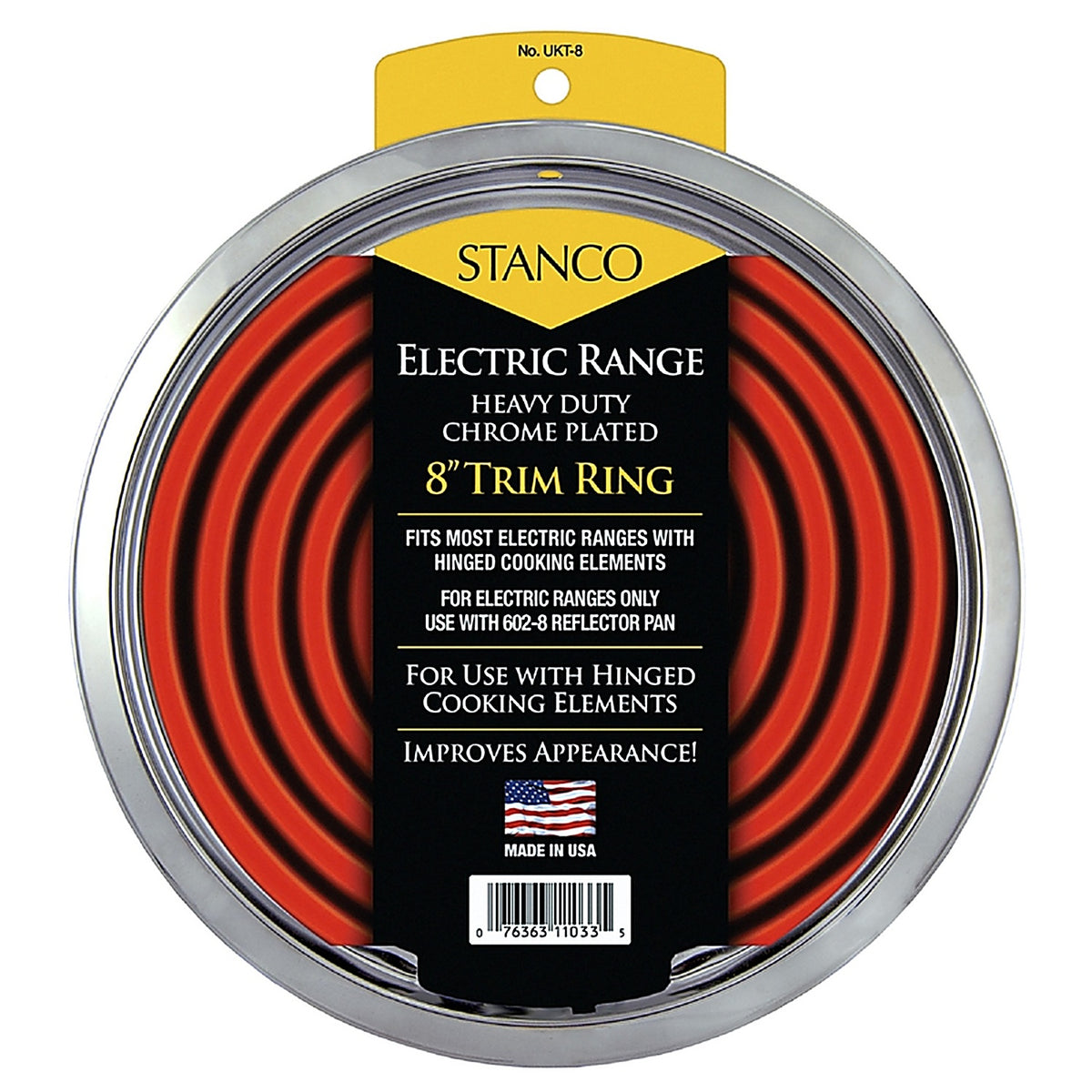 Stanco UKT-8 Steel Trim Ring 8 in. W