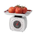 Taylor 38804016T White Analog Kitchen Scale 22 lb.