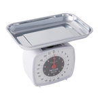 Taylor 38804016T White Analog Kitchen Scale 22 lb.