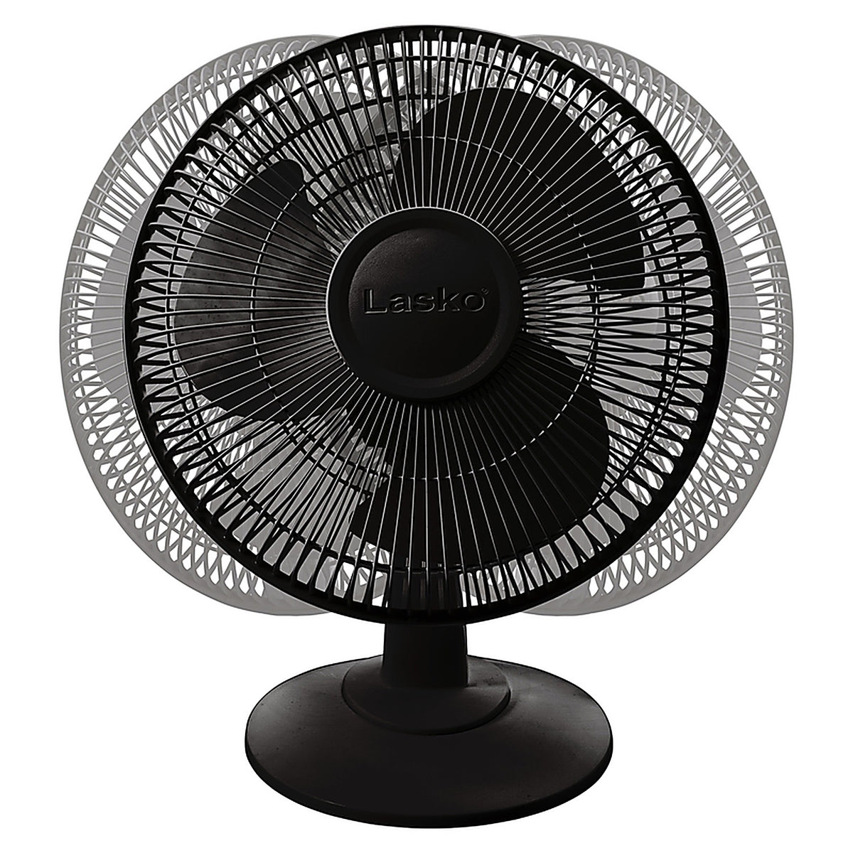 Lasko 2017 16.5 in. H x 12 in. Dia. 3 speed Oscillating Table Fan