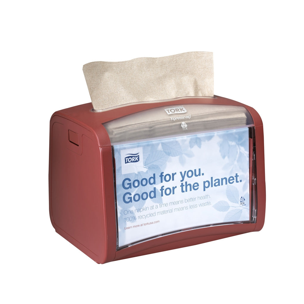 6236000 Tork/Essity Xpressnap Signature Tabletop Napkin Dispenser Red