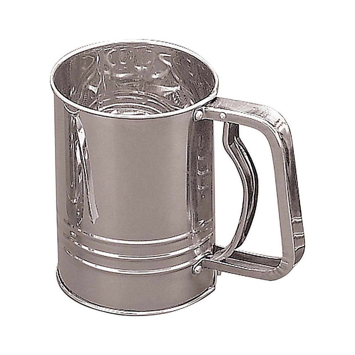 Fox Run 4653 4 in. W Silver Stainless Steel Flour Sifter