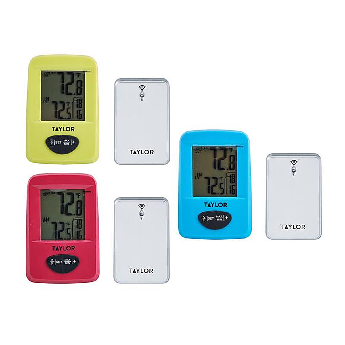 Taylor 1511AST1 Digital Thermometer Plastic Assorted