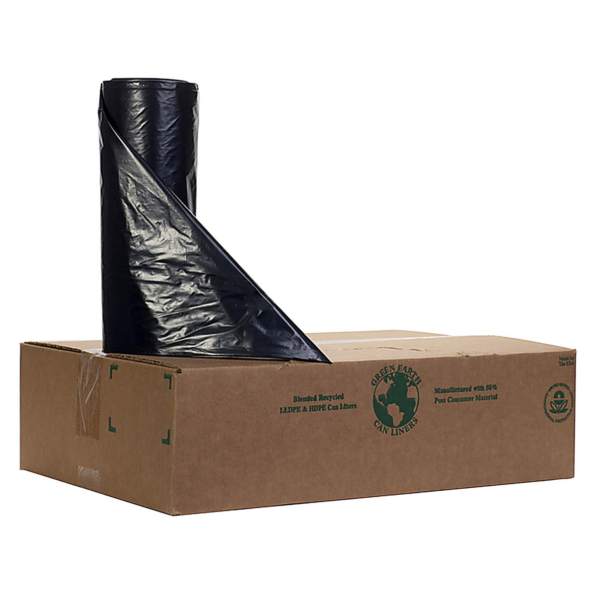 Noramco RT-3858-XH T-Series 55 gal. Trash Can Liners Twist Tie 100/Pack