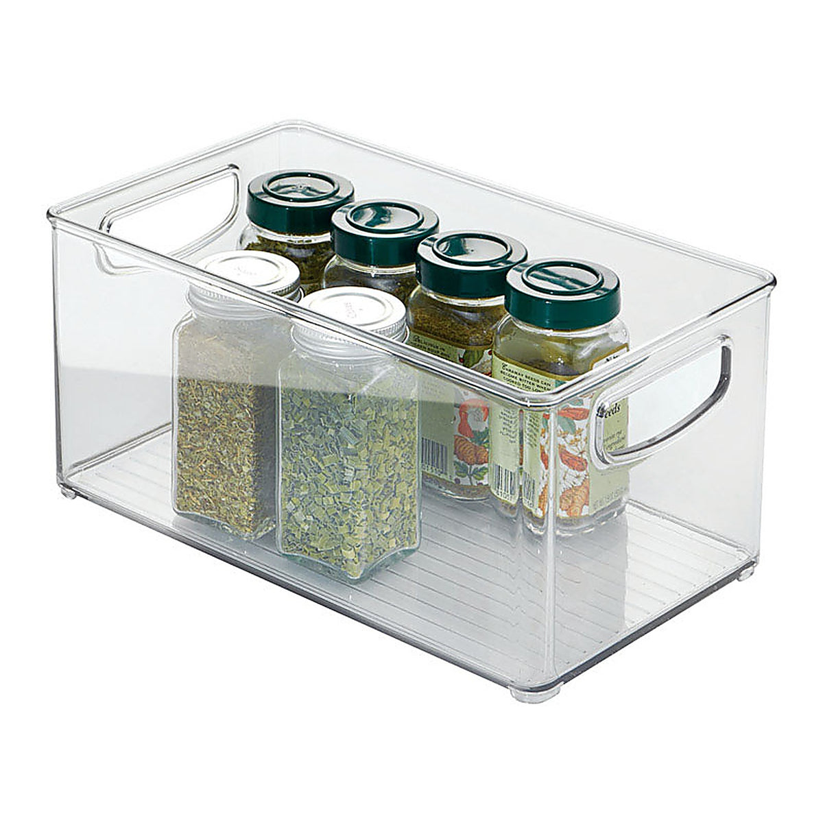 InterDesign 64530 6 in. H x 5 in. W x 10 in. D Stackable Storage Bin