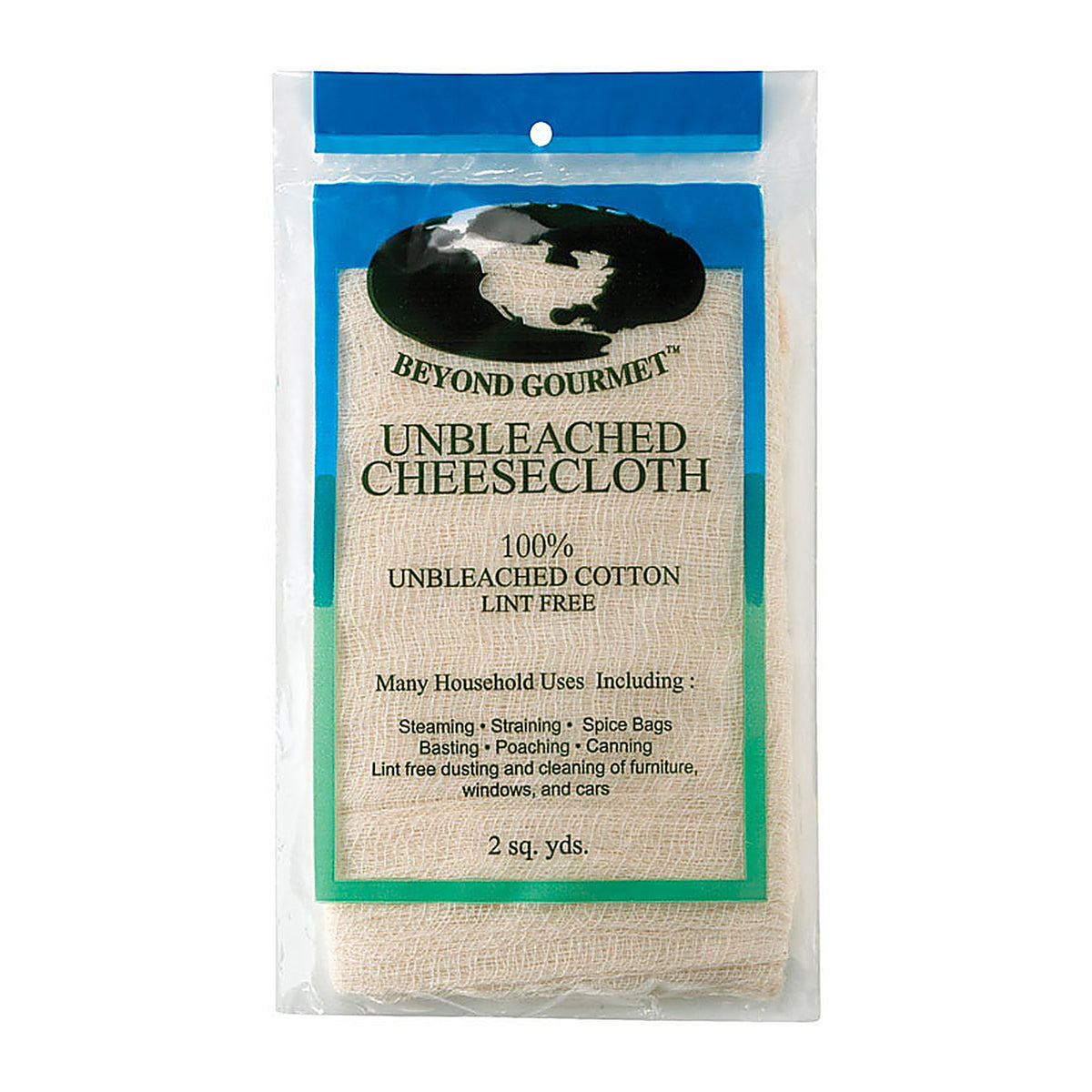 Harold Import 44 Beyond Gourmet 2 yd W x 2 yd L White Cotton Cheesecloth
