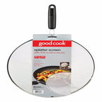 Good Cook 24890 11-1/4 in. L Silver/Black Stainless Steel Splatter Screen