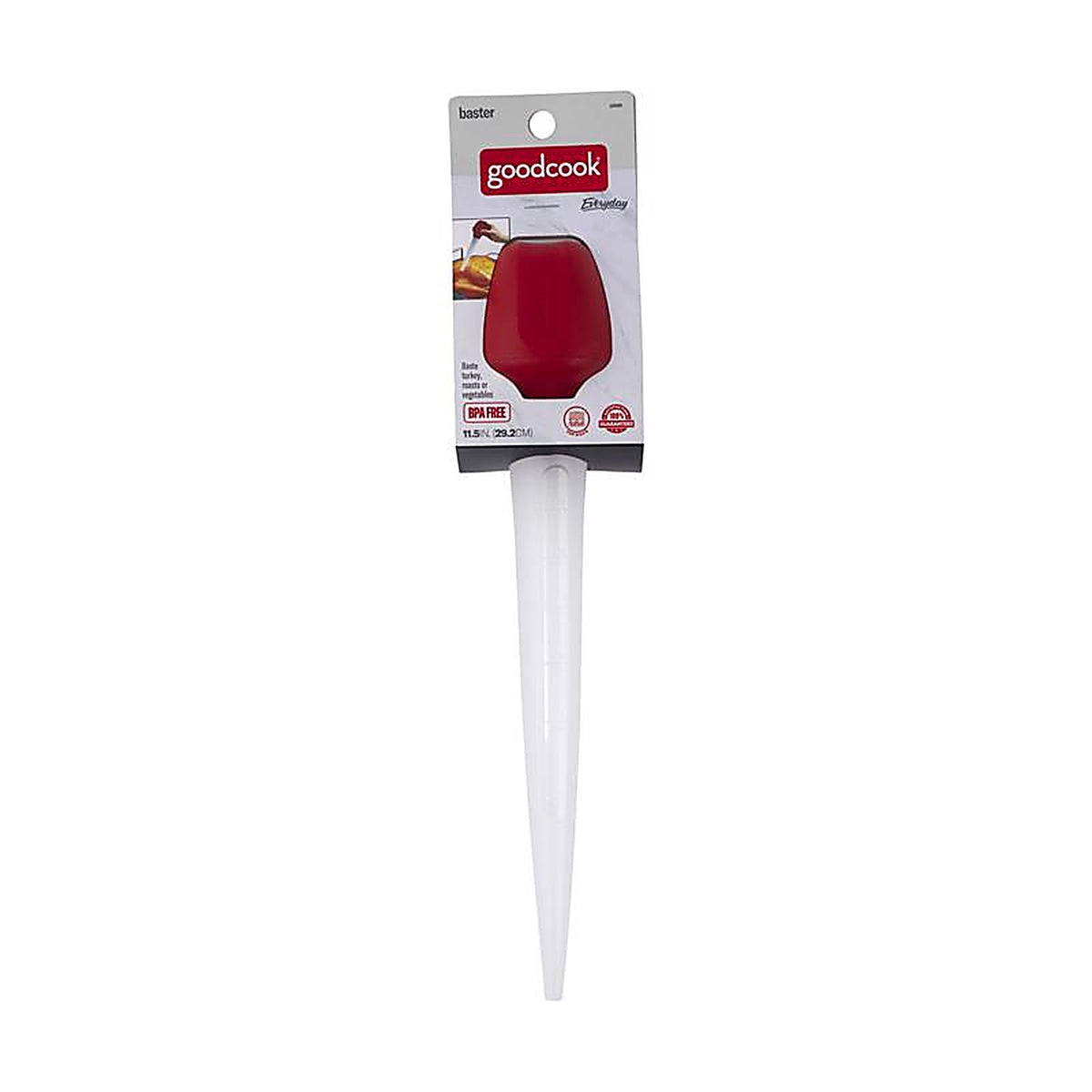 Good Cook 10800 11-1/2 in. L Red Plastic Baster